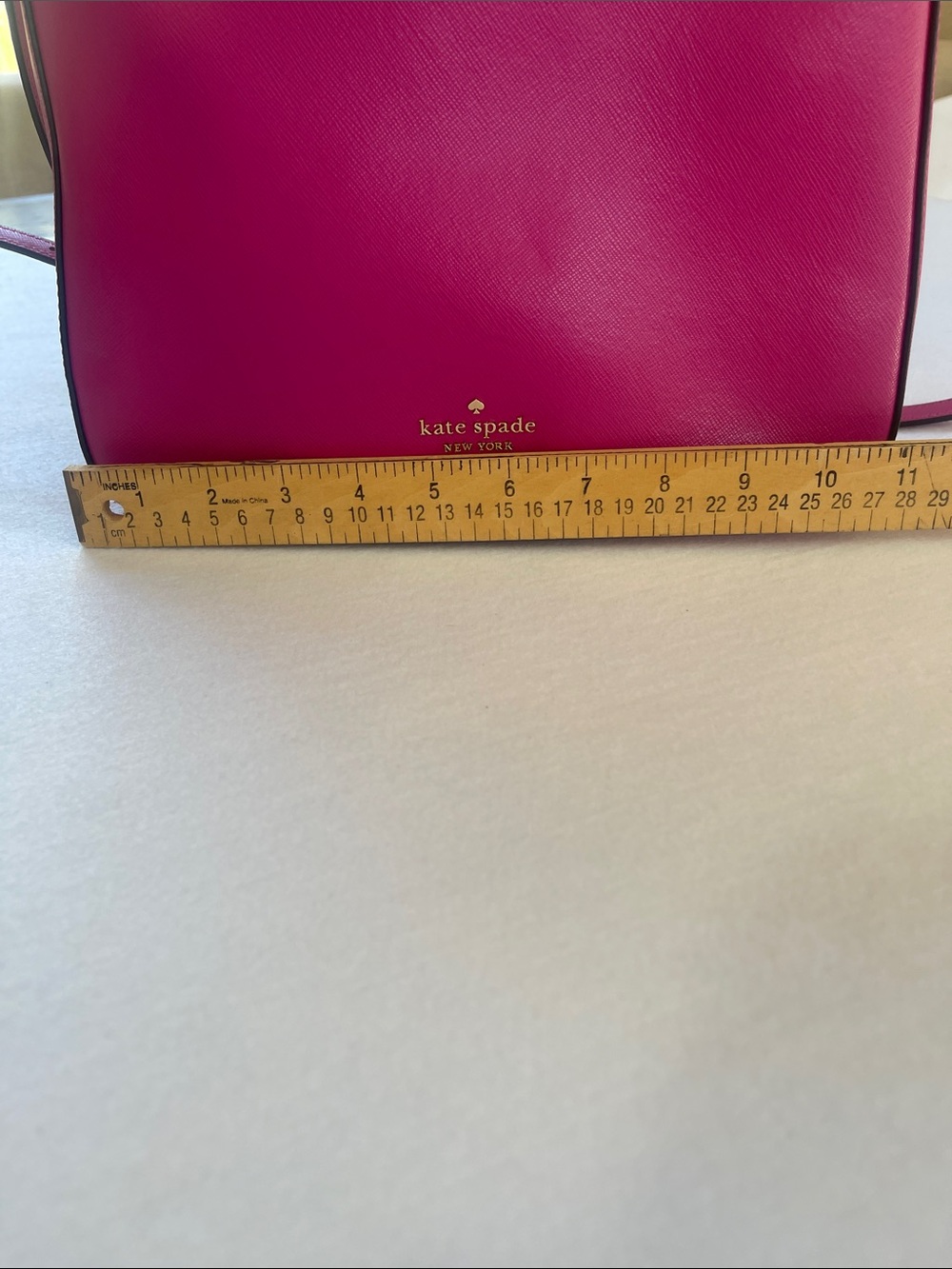 Kate Spade New York Pink Shoulder Bag Zip, Detachable Strap, Medium - Picture 11 of 14